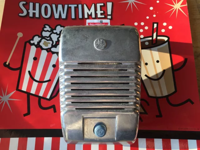 Single New RCA Drive-In Movie Car Show Prop Speaker Casting Set With Blue Knob