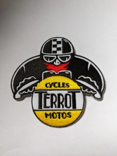 Patch écusson Thermocollant Terrot – Motif Vintage Moto – À Coudre Ou à Repasser - 5