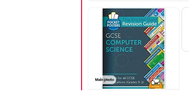 POCKET POSTERS: THE Pocket-Sized Computer Science Revision Guide | GCSE ...