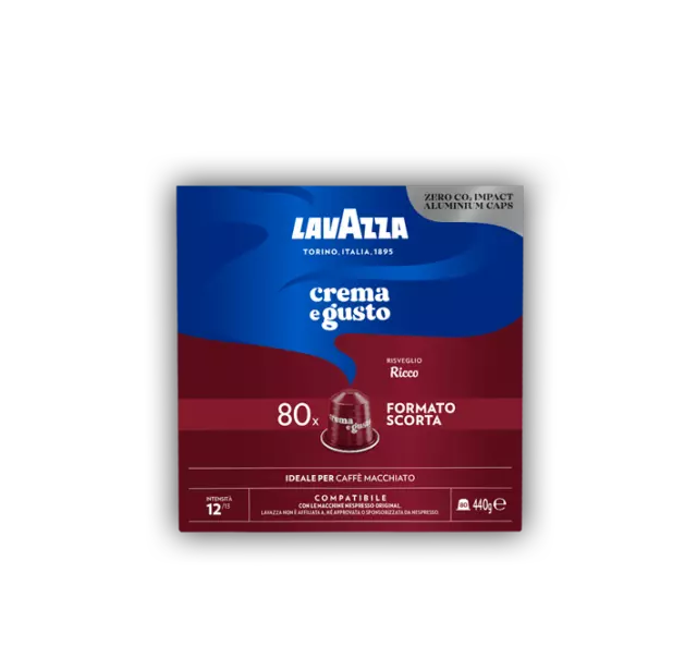 80/240/480 Lavazza In Alluminio Crema E Gusto Ricco Compatibili Nespresso®