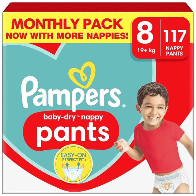 Pampers baby-dry Baby Pants Baby Dry Gr. 8 Extra Large (17 kg) Big Pack, 34 St dauerhaft günstig online kaufen