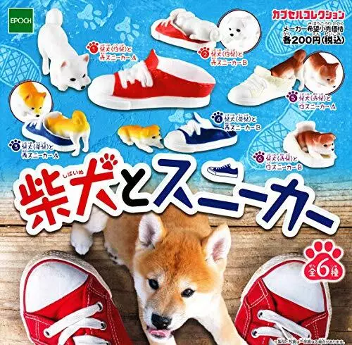 capsule toys Shiba Inu and sneakers [6 types set (full comp)] form JP