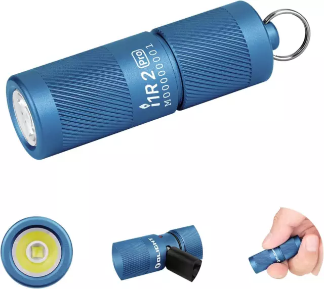 OLIGHT I1R 2 Pro Eos-Tiny USB Rechargeable Flashlight LED Keychain Powerful | AU