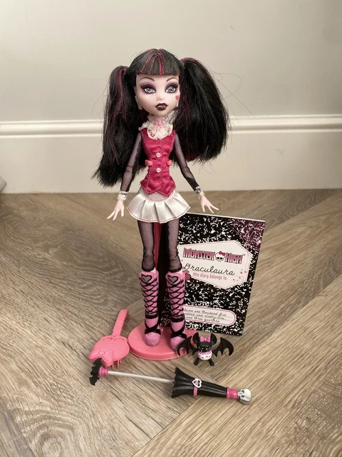 100% COMPLETE MONSTER High Draculaura Doll first wave Black Elastic ...