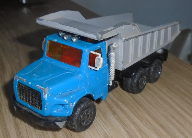 Miniature Camion Majorette 1/60 - Remorque Bâchée Verte Bourgey - Modèle Collection