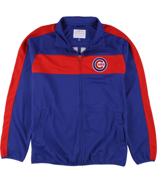 G-III Sports Herren Chicago Cubs Track Jacke Sweatshirt, Blau, Gross