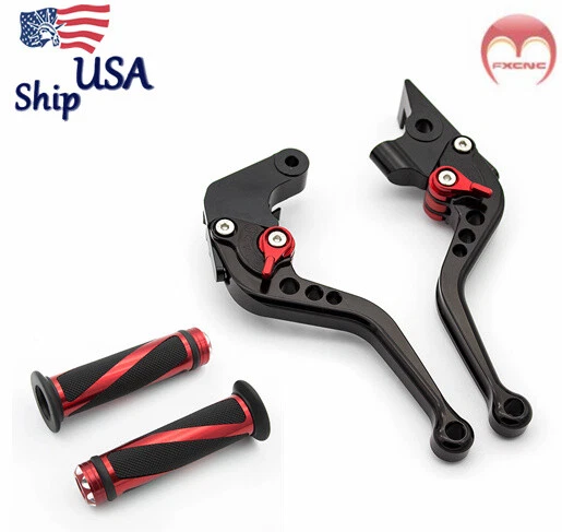 CNC Brake Clutch Levers Hand Grips For Honda ST 1300 2008-2012 2011 2010 2009