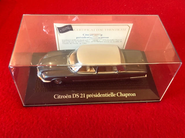Citroën DS 21 Présidentielle Chapron Charles De Gaulle 1/43 Atlas