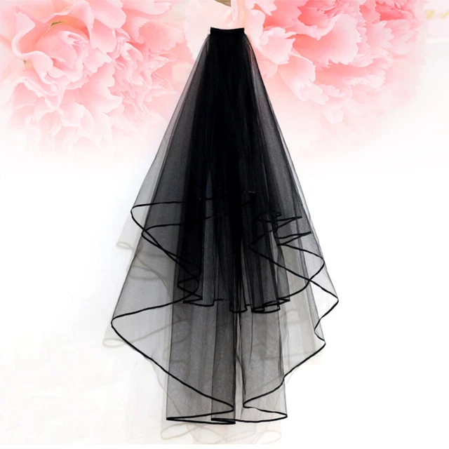 Copricapo da sposa velo da sposa pettine velo da sposa nero