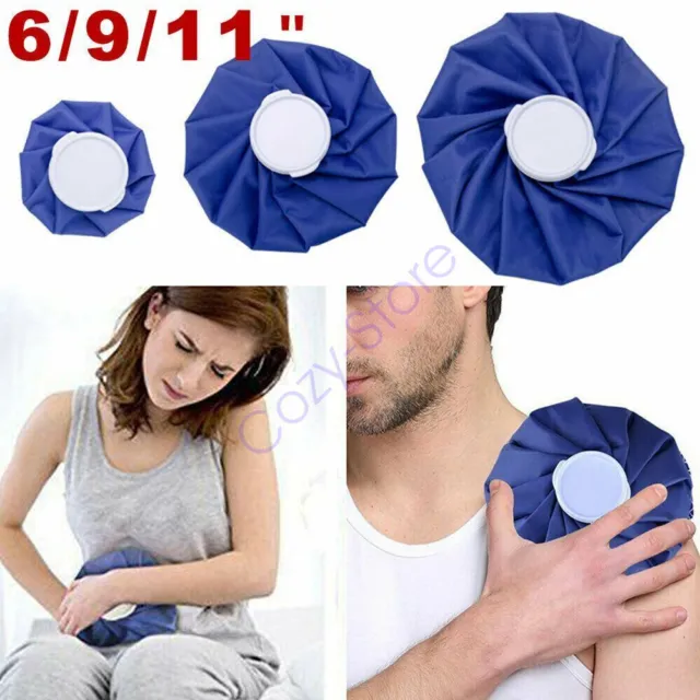 Ice Bag Head Reusable First Aid Cold Heat Pain Relief Knee Cooler Pack Injury