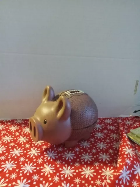 Vintage Pig Football Piggy Bank