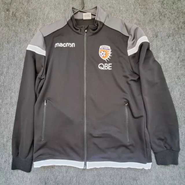 Perth Glory Mens Jacket  Extra Large Zip Up A League Soccer Football Polyester