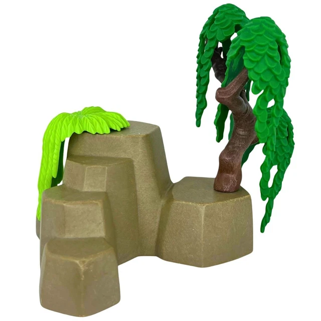 Rocher Playmobil Gris Foncé - Pièce 35086 (set 4170), D'occasion, Pour Compléter Ton Univers