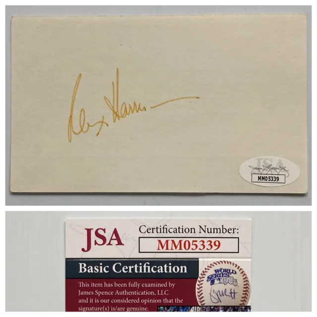 My Fair Lady Actor Rex Harrison Signed Autograph 3x5 Index Card - JSA - FREE S&H