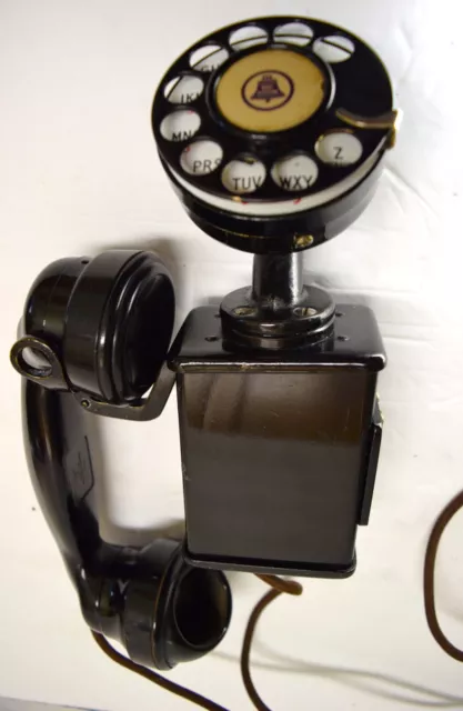 1934 Western Electric C-1---  Rotary Spacesaver Wall Telephone