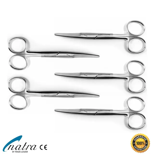 5x Mayo Ciseaux Tronqué Courbé 14 CM Dissection Médecine Chirurgie Dentaire Op