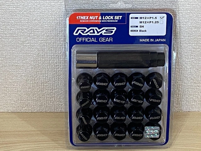 RAYS VOLK RACING 17 Hex Wheels Lock Lug Nuts 12X1.5 Acorn Rims Wheels ...