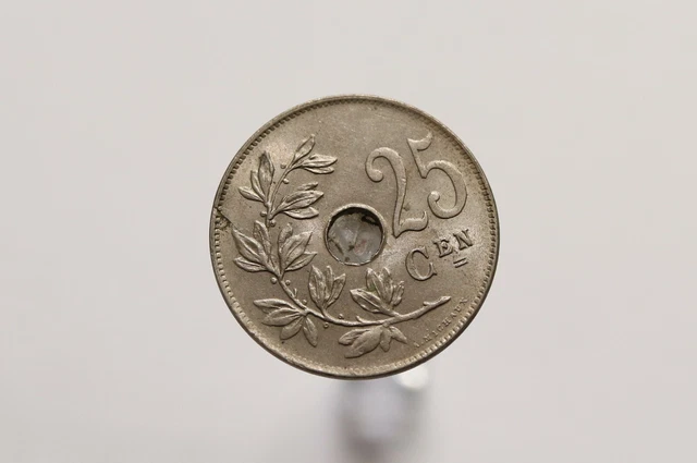 Belgium 25 Centimes 1921 Belgie High Grade B15 #S9101