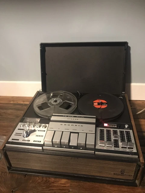 GRUNDIG TK 248 Magnétophone à Bandes HIFI Stereo Révisé !