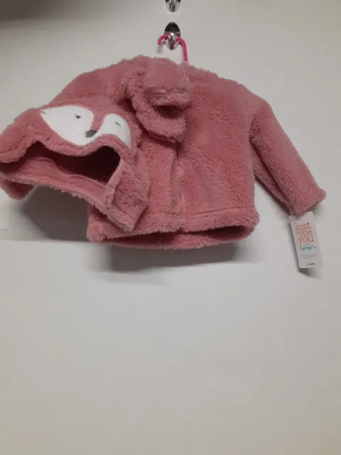 Carters Baby Girl 3/6 Month 3pc Coat Set