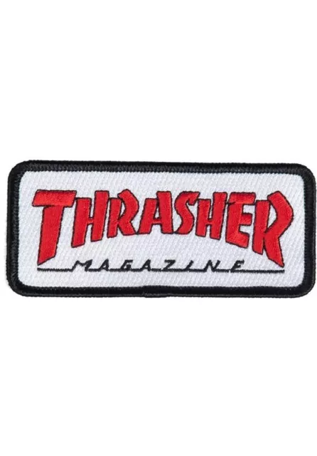 Thrasher Box Logo Patch - Aufnäher red