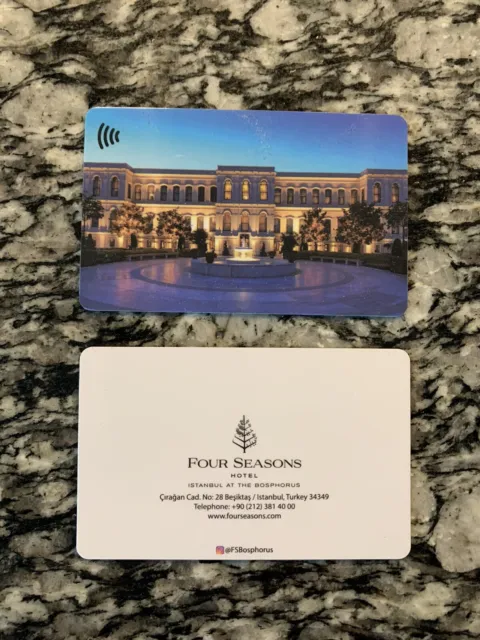 Four Seasons Hotel At The Bosphorus Room Istanbul Turkey KEY CARD Collector Item