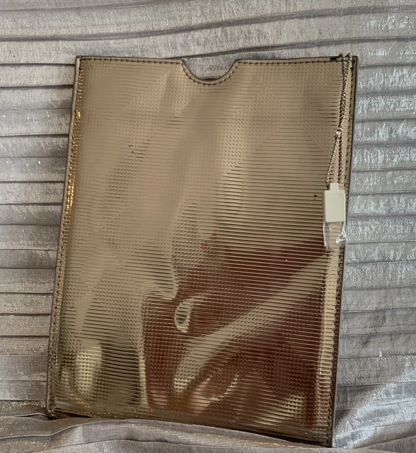 Burberry Brit Parfums Mini Ipad - Agenda Case Sleeve  Bronze  W Charm -TRAVEL