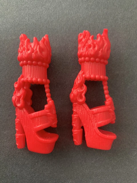 Monster High Spare Replacement Shoes Ghouls Getaway  Jinafire Long 210B