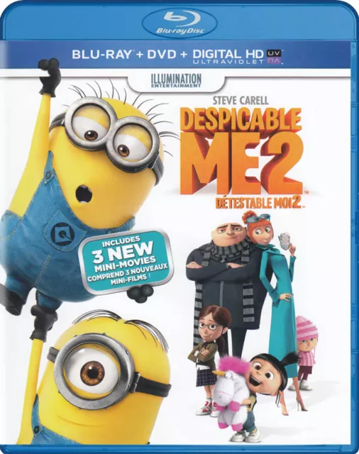 Despicable Me 2 (Blu-Ray + DVD + Ultraviolet C Neuf Bleu