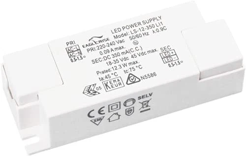 HuaTec Eaglerise Transformateur LED 350mA 12W Variable TRIAC Courant Constant...