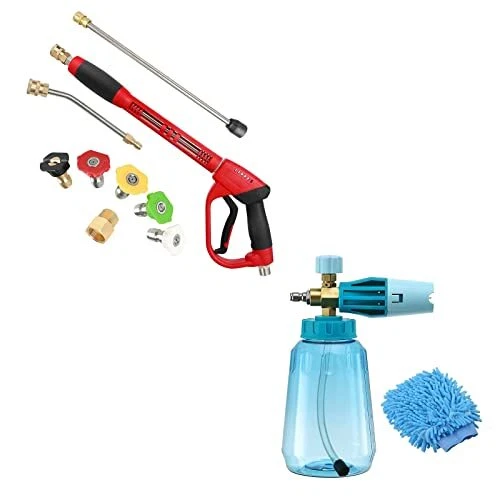 UPGRADED PRESSURE WASHER Gun With Extension Replacement Wand Foam