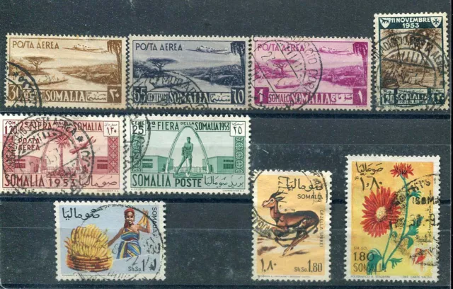 Somalia 1950-1969 Lotto 9 Valori Usati