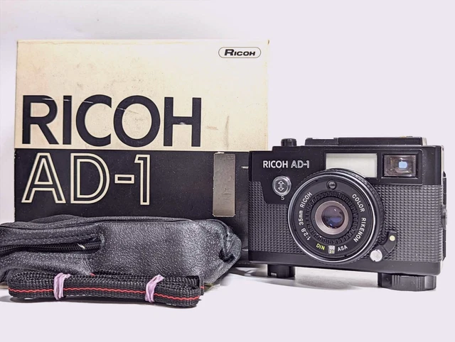 【NEAR MINT+ in BOX】RICOH AD-1 Point & shoot Film Camera 35mm F2.8 From JAPAN