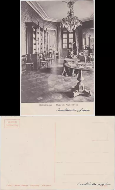 Ansichtskarte Salenstein Bibliotheque - Museum Arenenberg 1918