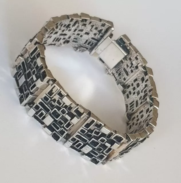 Designer Vintage Armband aus 835er Silber ca. 18cm Maßiv