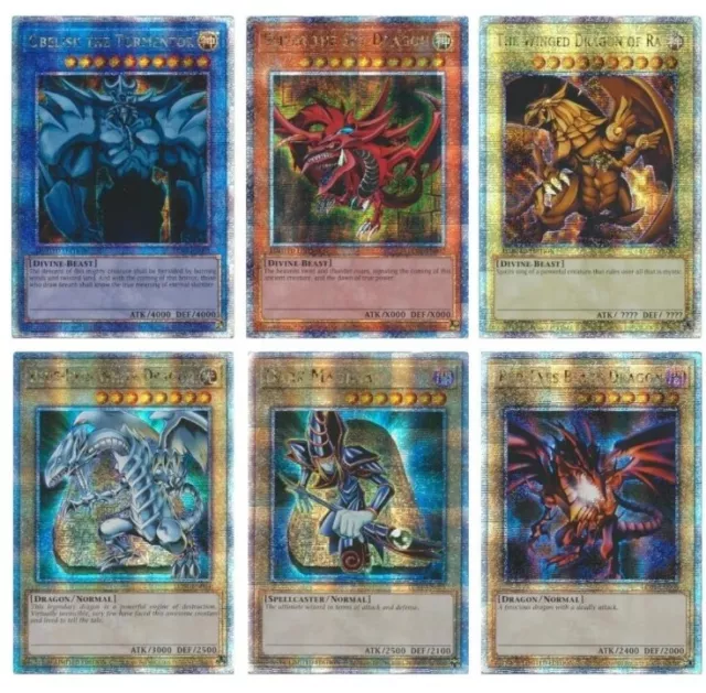 Yugioh Quarter Century Rare Promo Set - Obelisk Slifer Winged Dragon Of Ra LC01