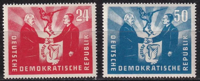 DDR Nr. 284-285** Deutsch-polnische Freundschaft