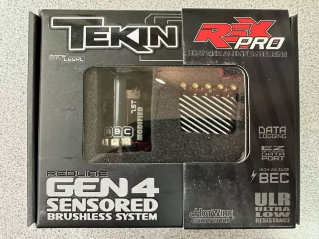 Tekin RSX Pro Sensored Brushless ESC/Gen4 Motor Combo (7.5T) TEKTT2801