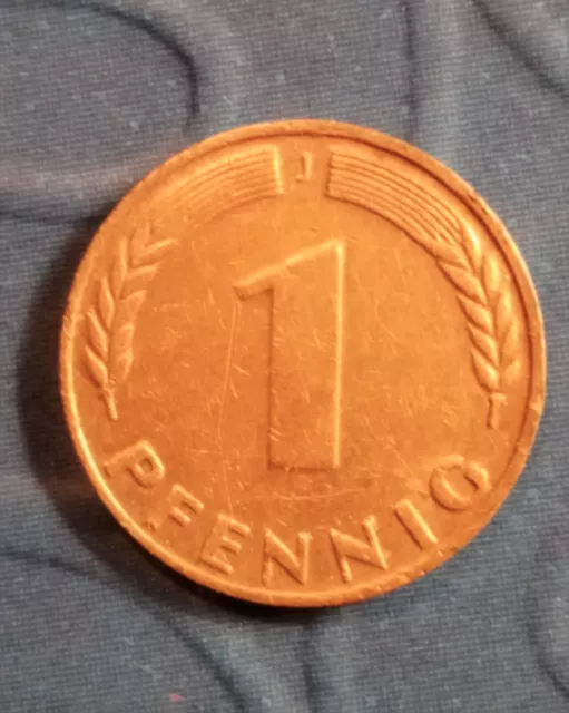 1 Pfennig 1948 J Bank Deutscher Länder, Seltenheit, gut erhalten