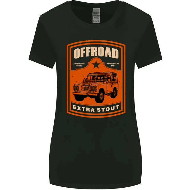 Offroad Extra Stout 4X4 Offroading Off Road Womens Wider Cut T-Shirt