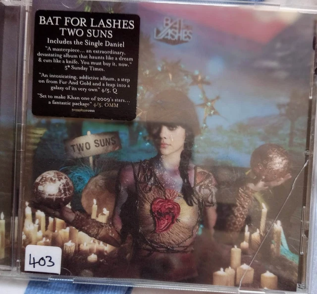 BAT FOR LASHES (Indie Rock) Two Suns Album Cd 2009 EUR 1,17
