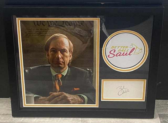 Bob Odenkirk Hand-Signed “Better Call Saul” 11x14 Framed Display w/ JSA COA