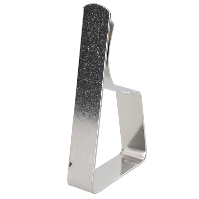 Chiusura tovaglia senza sforzo con clip per tovaglia argento acciaio inox