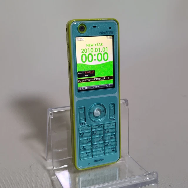 KYOCERA HONEY BEE Willcom Main Unit Phone Japanese Flip Phone 