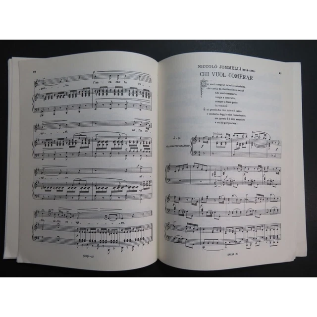 Arie Antiche ad una Voce 30 Pièces Chant Piano 1989 7