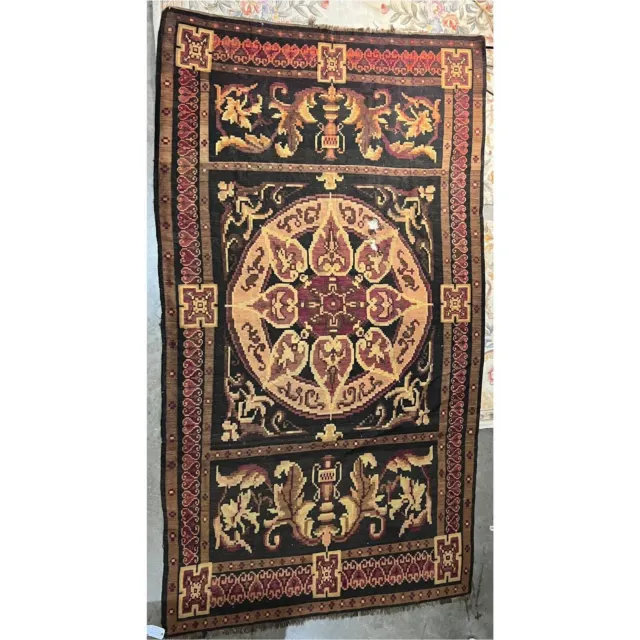 VTG Handmade Antique Persian NorthWest Kilim Rug (6.9x12) Huge 1920’s Rug