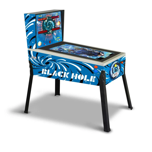 Pinball Gaming Machine 3/4 Scale Electronic Digital Pinball Machine Black Hole