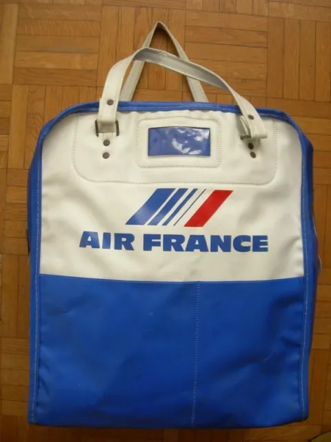 Sac De Voyage Air France Annees 70 – Hotesse De L’air Avion Aviation Vintage