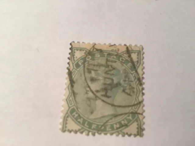 GB QV SG165, ½d FINE USED. Cat £22. CDS