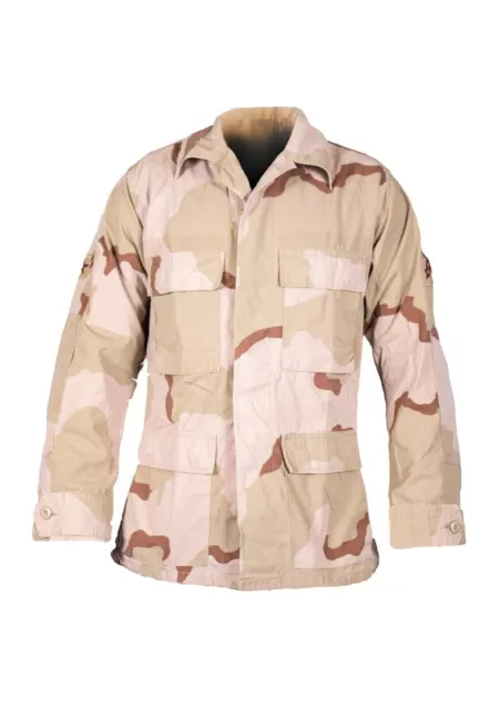 Genuine US Army Desert Camouflage Shirt 3 Colour BDU Combat Military Jacket DCP